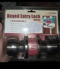 Duratron Keyed Entry Exterior Door Lockset Bronze Round Traditional DLK6606B New. Price: $43.50.