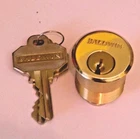 Baldwin Mortise Cylinder- Polished Brass New- Keyway- Oem 1/4". Price: $49.99.