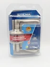 Schlage Broadway Entry Door Lever Keyed Satin Nickel F51 Fla 619 New. Price: $37.99.