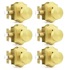 Orger Gold Door Interior, Zinc-alloy Brushed Knobs With Lock, ... New. Price: $143.03.
