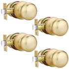 Ehomeware 4 Pack Passage Door Knobs Interior, Gold For Closet/hallway, New. Price: $72.97.