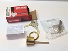 New Schlage 20-022 Ev 6 Pin Bright Brass Commercial Grade Rim Lock Cylinder. Price: $35.00.