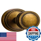 Sorwduerm 2 Pack Dummy Antique Brass Door Knob Handle Interior New. Price: $88.26.