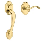 Baldwin 85353003ACLH Boulder Lower Half Handleset With 5452V Lever Polished Bra Open. Price: $220.00.