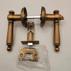 New Sorwduerm 1 Pack Antique Door Lever With Lock & Key Entry Brass Open. Price: $49.99.