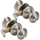 2 Pack Brushed Nickel Door Knobs Interior, Keyed Alike Entry Exteri... New. Price: $36.37.