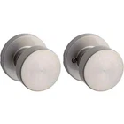 Kwikset Pismo Round Satin Nickel Hall/closet Door Knob W/ Microban Tech New. Price: $14.95.