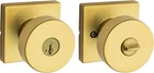 New Kwikset Pismo Keyed Entry Door Knob With Smartkey Rekey Security Satin Brass. Price: $10.00.