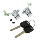 Autohaux Door Lock Cylinder Kit With Keys 2.09"X1.04"X2.17", Silver Tone New. Price: $18.68.