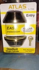 Atlas Home Security Deadbolt Single Cylinder Satin Chrome New. Price: $9.50.