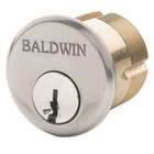 Baldwin 8327056 1-3/4" Mortise Cylinder Keyway, Lifetime Satin Nickel New. Price: $143.27.