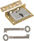 Medium Brass Half Mortise Chest Box Lock With Two Skeleton Keys HL2-SB-2K. Price: $57.74.