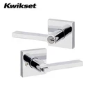 Kwikset Halifax Lever Square Rose 740 Keyed Entry Polished Chrome New. Price: $33.29.