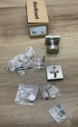 Kwikset 966PSKSQT-15.UNIV Pismo Knob Single Cylinder Interior Pack, Satin Nickel Open. Price: $35.99.