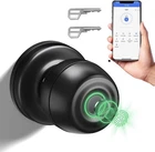 Euerte Smart Door Knob W/ Fingerprint Biometric Lock (black) New. Price: $19.99.