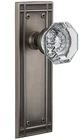 Nostalgic Warehouse Mission Plate With Waldorf Crystal Knob, Single Dummy New. Price: $30.00.