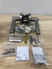 Kwikset 740MRLRDT-15S Montreal Entry Door Lever + Rose, Satin Nickel Open. Price: $47.58.