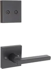 Kwikset 973HFLSQTV1 Halifax Non-turning Dummy Lever, Venetian Bronze Bundle Open. Price: $31.49.