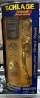 Schlage "century" Maximum Security Handleset, Solid Brass, 4 Pc., Ultima Finish New. Price: $90.00.