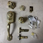 Kwikset Arlington Polished Brass Entry Door Lock Polo Handleset Open. Price: $49.90.