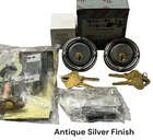 Period Brass 7841C-15A Aux Double Cylinder Deadbolt Antique Pewter/silver Nos Open. Price: $159.99.