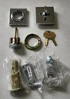 Baldwin SCCSD260 Contemporary Square Single Cylinder Keyed Entry Deadbolt Open. Price: $39.97.