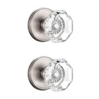 Clctk 2 Pack Crystal Dummy Door Knobs, Nonturning Single Side Knob... New. Price: $66.22.
