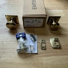 Emtek 8231PUS7 Providence Privacy Knob Set, Classic Brass Collection - French Open. Price: $99.99.
