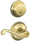 Schlage FB50NV-FLA Flair Keyed Entry Leverset And Deadbolt Combo New. Price: $124.28.