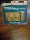 Gate House Brass Entry Deadlatch Lock Single Cylinder 0231603 Sealed New. Price: $6.00.