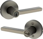New Kwikset Halifax Entry Door Handle With Lock Key 740HFL / 97402-810. Price: $40.00.