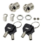 Lc Lictop Tubular Cam Cylinder Lock Chrome Finish Dia. 12MM/0.47", Silver New. Price: $13.45.