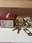 Kwikset 3 Rcal Rcs Bbpkg Single Cylinder Polished Brass Deadbolt- 96600-496 New. Price: $15.00.