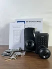 Apestellar Matte Black Keyless Entry Door Lock Deadbolt With Handle Set New. Price: $59.99.