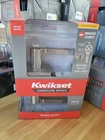 Kwikset Perth Satin Nickel Keyed Entry Door Handle Square Smartkey 97403-092 New. Price: $22.98.