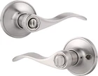 Modern Home Remodeling Satin Nickel Privacy Door Lever Lock For Bedroom Bathroom New. Price: $22.00.