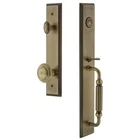Grandeur Carre Solid Brass Rose Dummy Full Plate Grip Handleset -. Price: $200.00.
