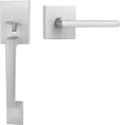 Goldenwarm Brushed Nickel Front Door Handle, Entry Reversible New. Price: $60.79.