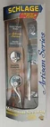 Schlage Maximum Security Front Door Handleset Solid Brass P513-643 Rev 11/00 New. Price: $74.99.