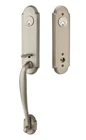 Emtek 4323WUS15 Richmond Double Cylinder Keyed Entry Brass Modern Handleset Open. Price: $280.00.