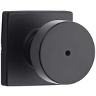 Kwikset Pismo Square Rose Matte Black Privacy Door Knob With Microban Protection New. Price: $37.59.