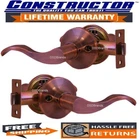Constructor Prelude Passage Door Lock Lever Handle Antique Copper Hallway Closet New. Price: $15.97.