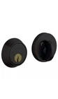 Baldwin 8041190 Single Cylinder Contemporary Deadbolt, 1-5/8" Satin Black Open. Price: $100.00.