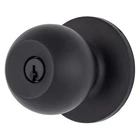 Brinks Matte Black Keyed Entry Ball Door Knob With Lock And 2 Keys New. Price: $28.09.