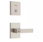 Kwikset Singapore Keyed Entry Handle Single Cylinder Deadbolt Satin Nickel New. Price: $40.00.