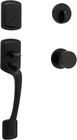 Kwikset Prague Matte Black Single Cylinder Entry Door Handleset New. Price: $84.49.