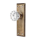 Newliplace 2 Pack Vintage Antique Brass Single Sided Crystal Dummy Door Knobs. Price: $40.61.