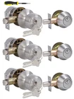 Lanwandeng 3 Sets Alike Pack, Deadbolt Lockset-keyed New. Price: $76.90.