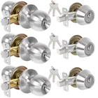 Rafeciee Exterior Door Lock Set Single Cylinder Deadbolt And Knob New. Price: $64.85.