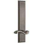 836142 Left Handed. Grandeur Carre Tall Plate Passage.portonfino Antique Pewter Open. Price: $59.99.